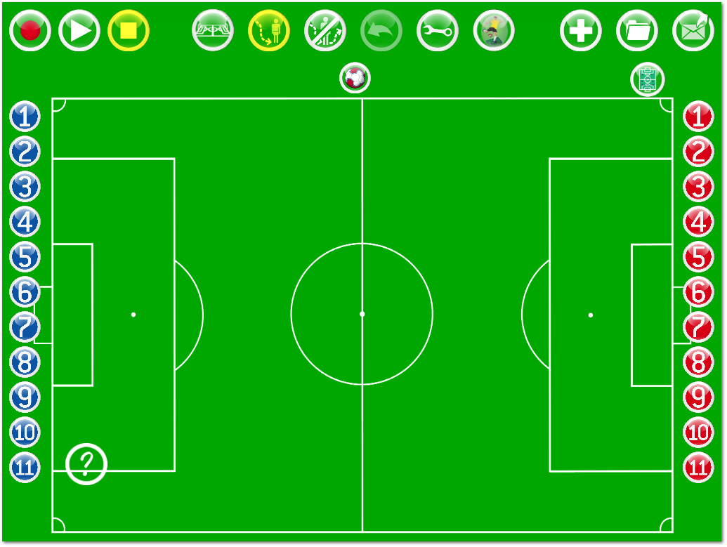 FootBallSketcher ecran principal